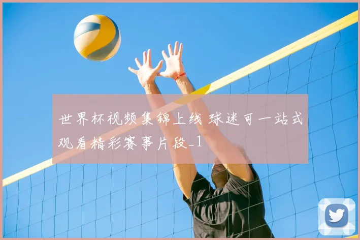 世界杯视频集锦上线 球迷可一站式观看精彩赛事片段_1